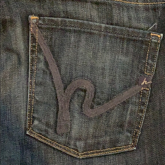 Citizens of Humanity Drk Wash Relaxed Fit Jeans 34 - Picture 5 of 5